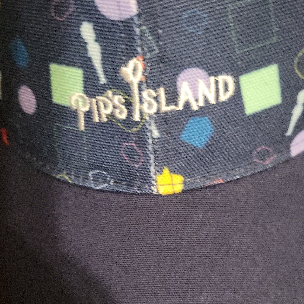 Navy Blue Patterned Hat - image 3